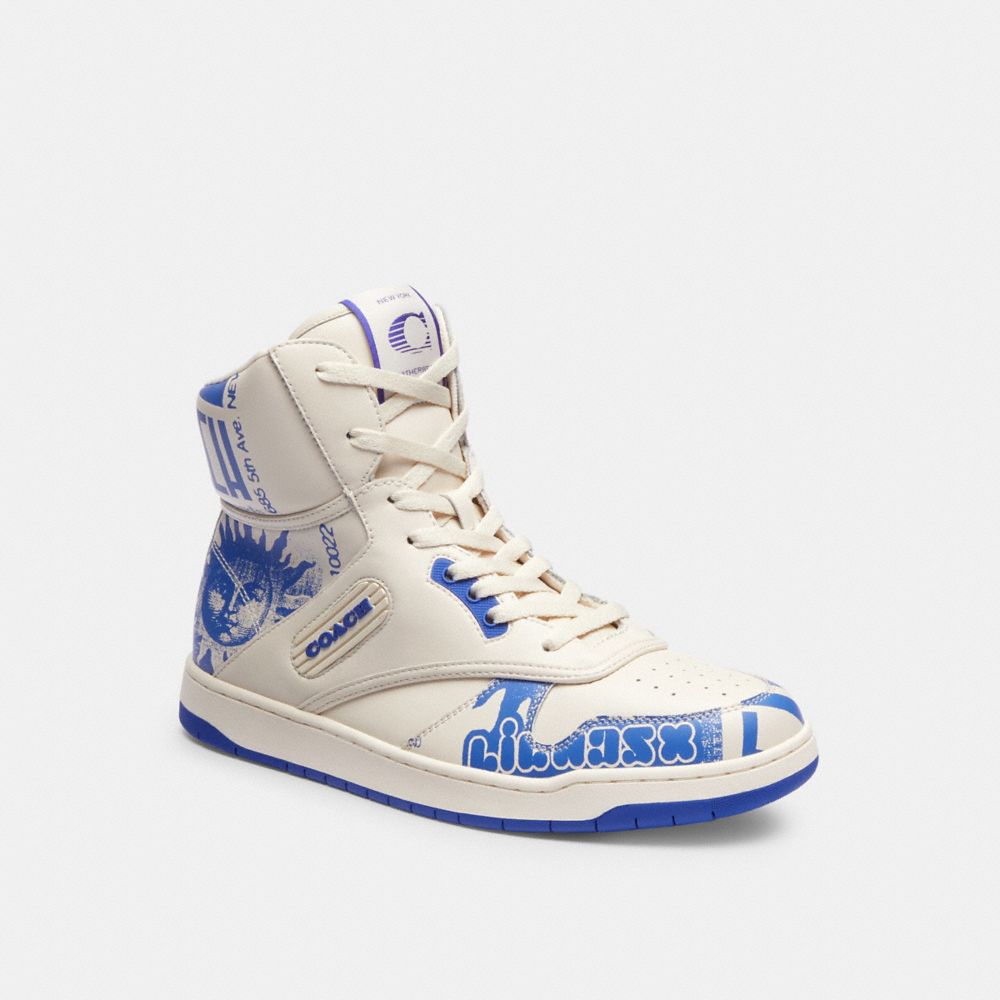 Blue Women COACH® The Lil Nas X Drop C202 High Top Sneakers | NZ MQM385