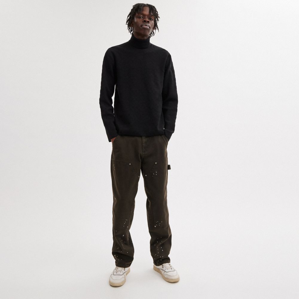 Brown Men COACH® Canvas Pants | NZ DFX164