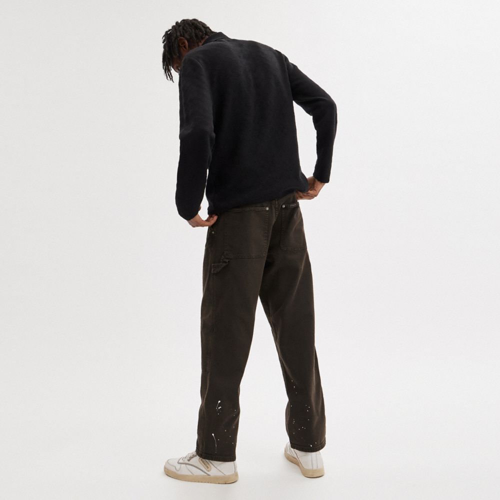 Brown Men COACH® Canvas Pants | NZ DFX164