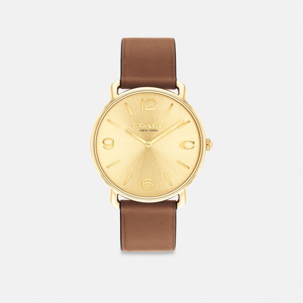 Brown Men COACH® Elliot, 41 Mm Watch | NZ XYO287