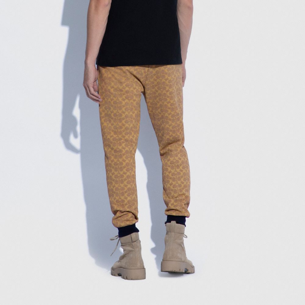 Brown Men COACH® Essential Joggers In Signature Pants | NZ HAB167