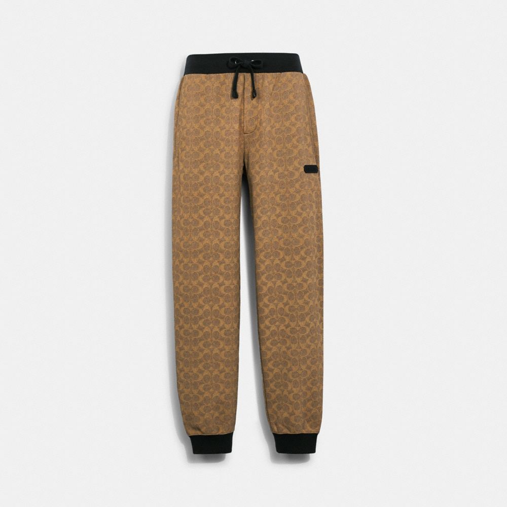 Brown Men COACH® Essential Joggers In Signature Pants | NZ HAB167