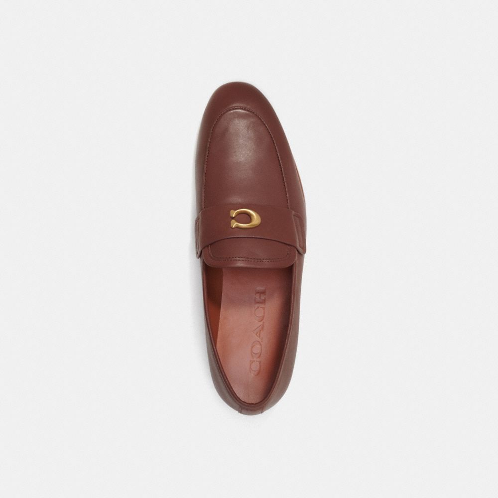 Brown Men COACH® Sculpted Signature Loafer | NZ GSN114