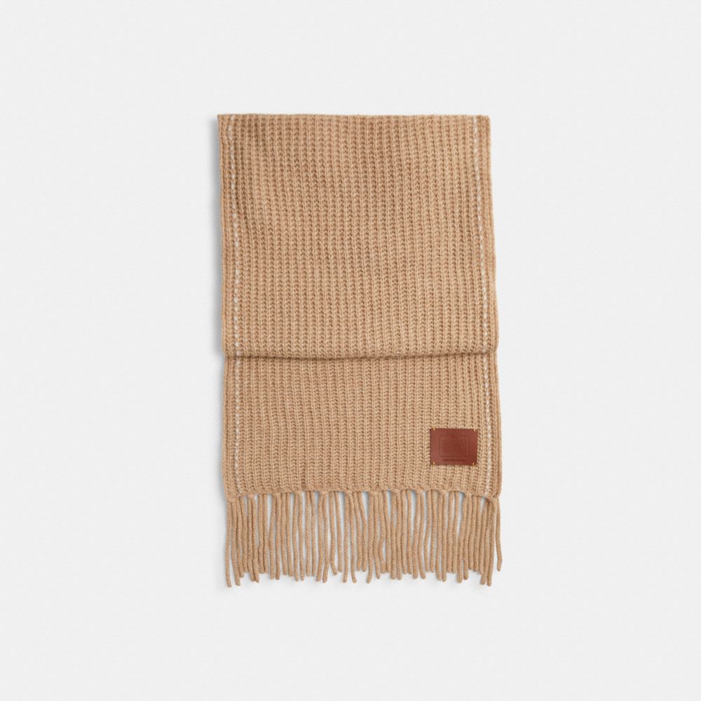 Brown Women COACH® Chunky Oversized Muffler Scarf | NZ GSQ657