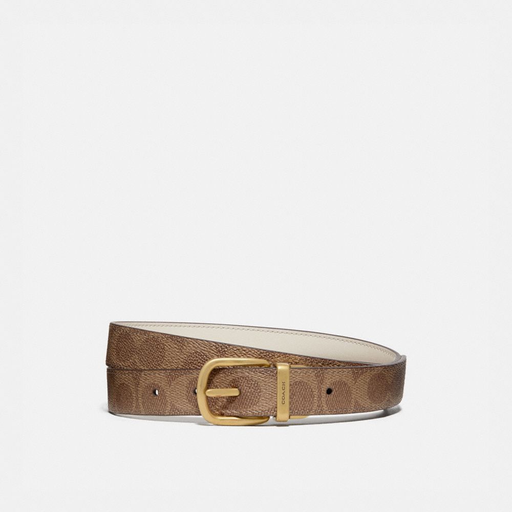 Brown Women COACH® Harness Buckle Reversible, 25 Mm Belt | NZ OKM628