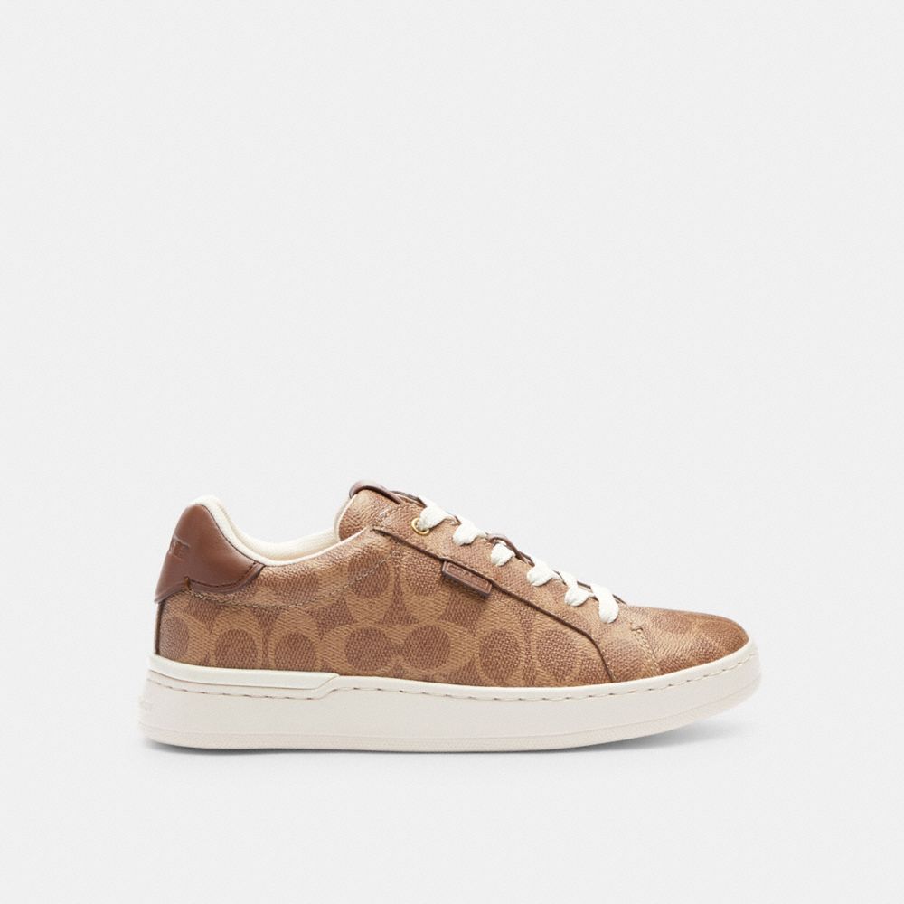 Brown Women COACH® Lowline Luxe Low Top Sneakers | NZ CTC381