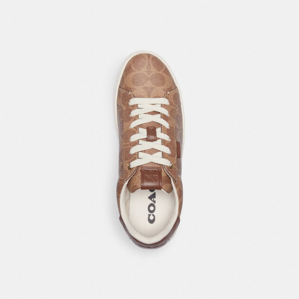 Brown Women COACH® Lowline Luxe Low Top Sneakers | NZ CTC381