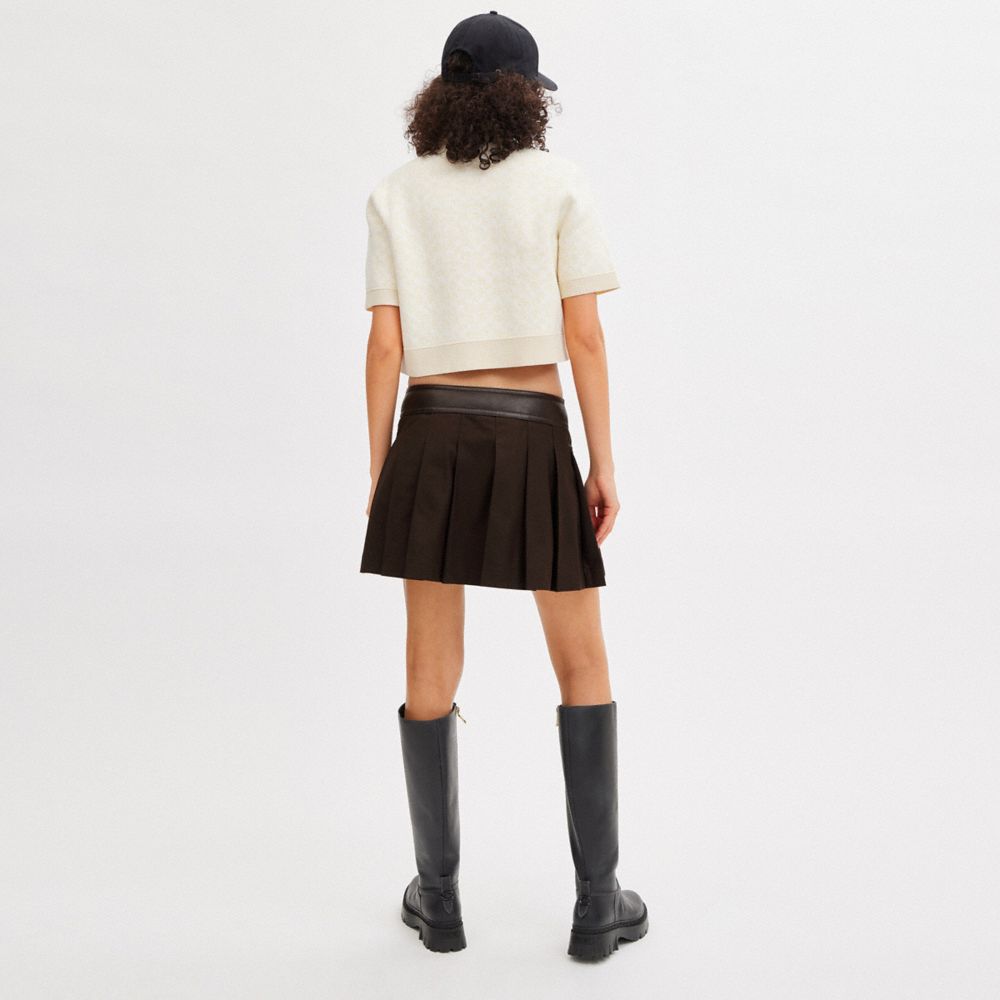 Brown Women COACH® Mini Skirt | NZ ILR471