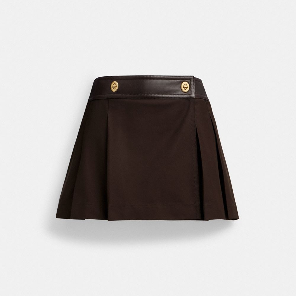 Brown Women COACH® Mini Skirt | NZ ILR471