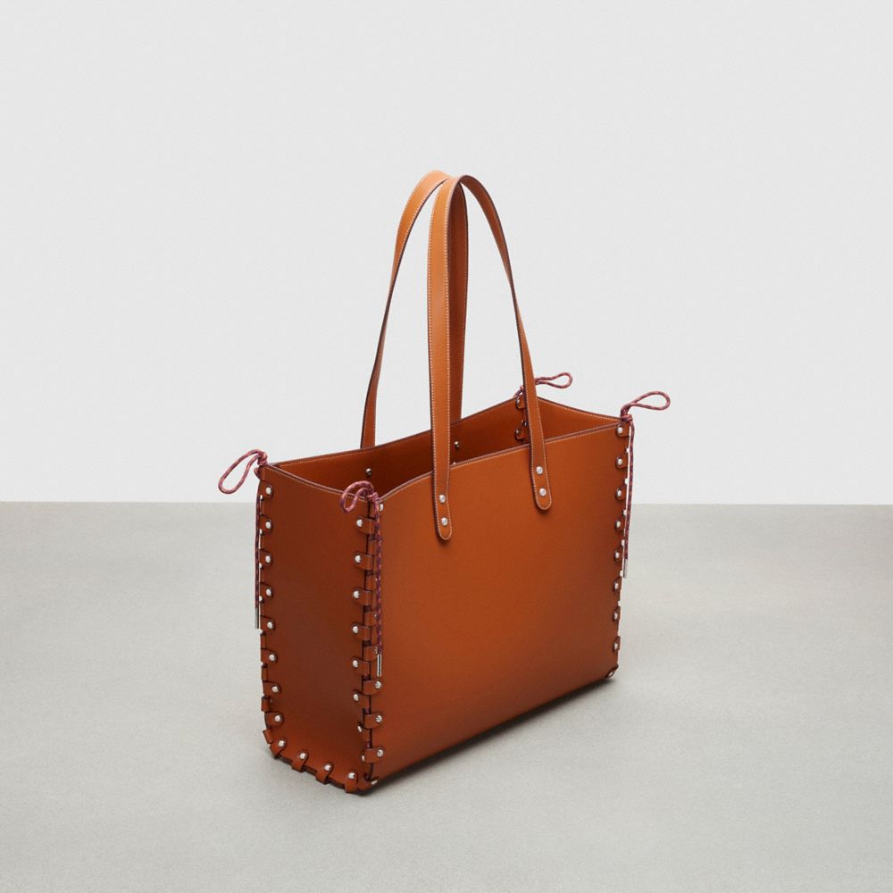 Brown Women COACH® The Re Laceable: Large Tote Bag | NZ DFK944