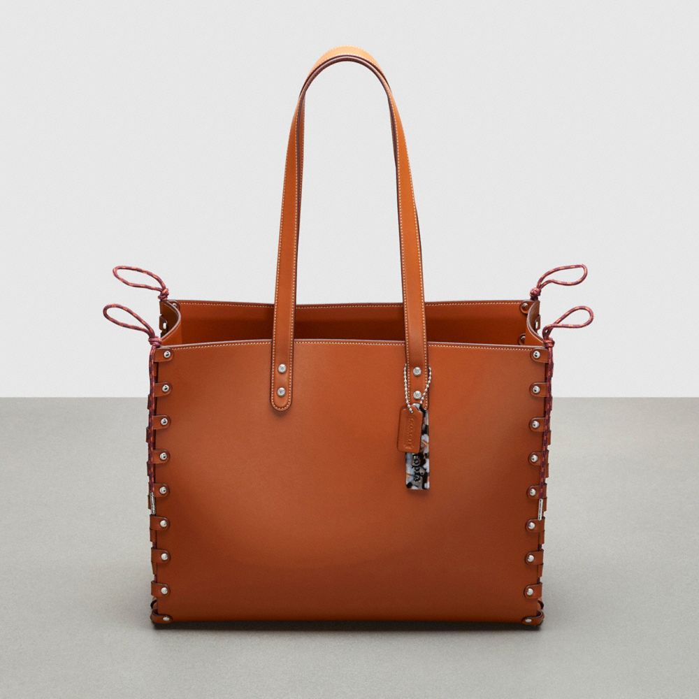 Brown Women COACH® The Re Laceable: Large Tote Bag | NZ DFK944