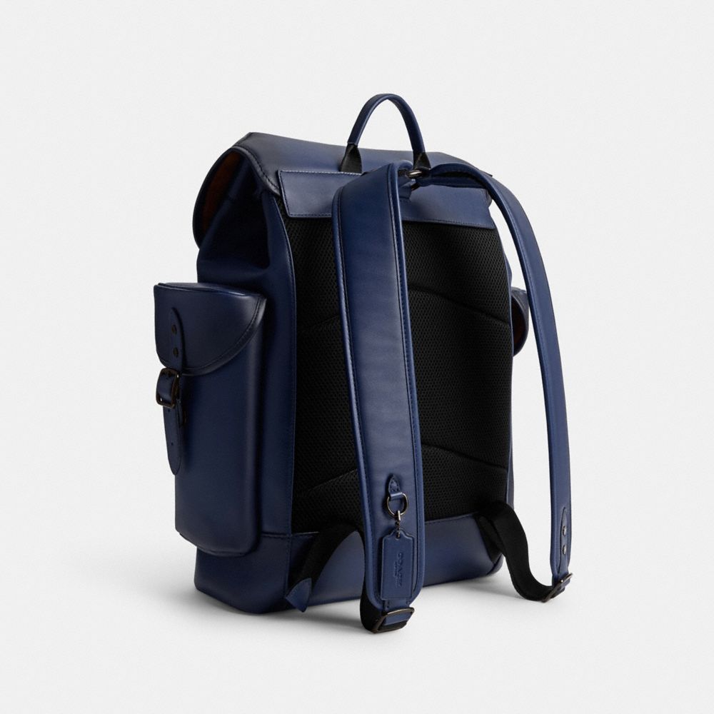 Deep Blue Men COACH® Hitch Backpack | NZ GSL189