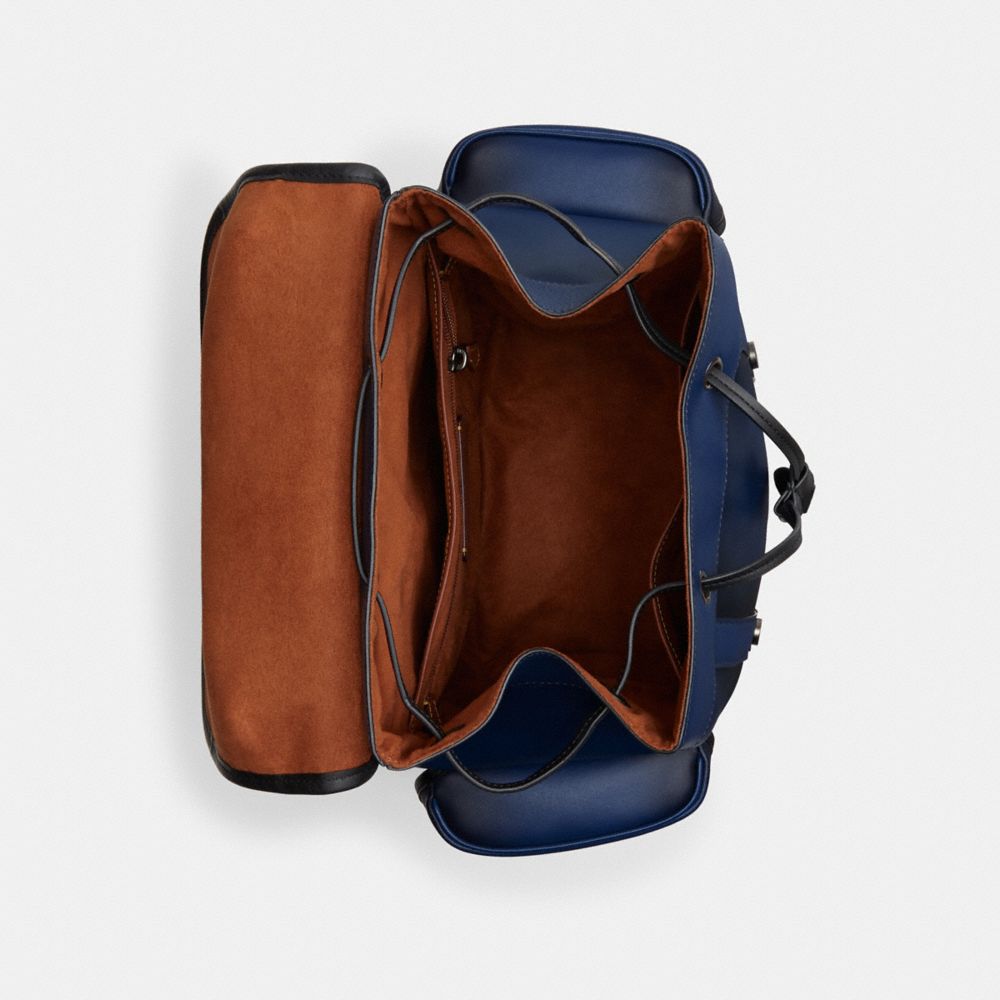 Deep Blue Men COACH® Hitch Backpack | NZ GSL189