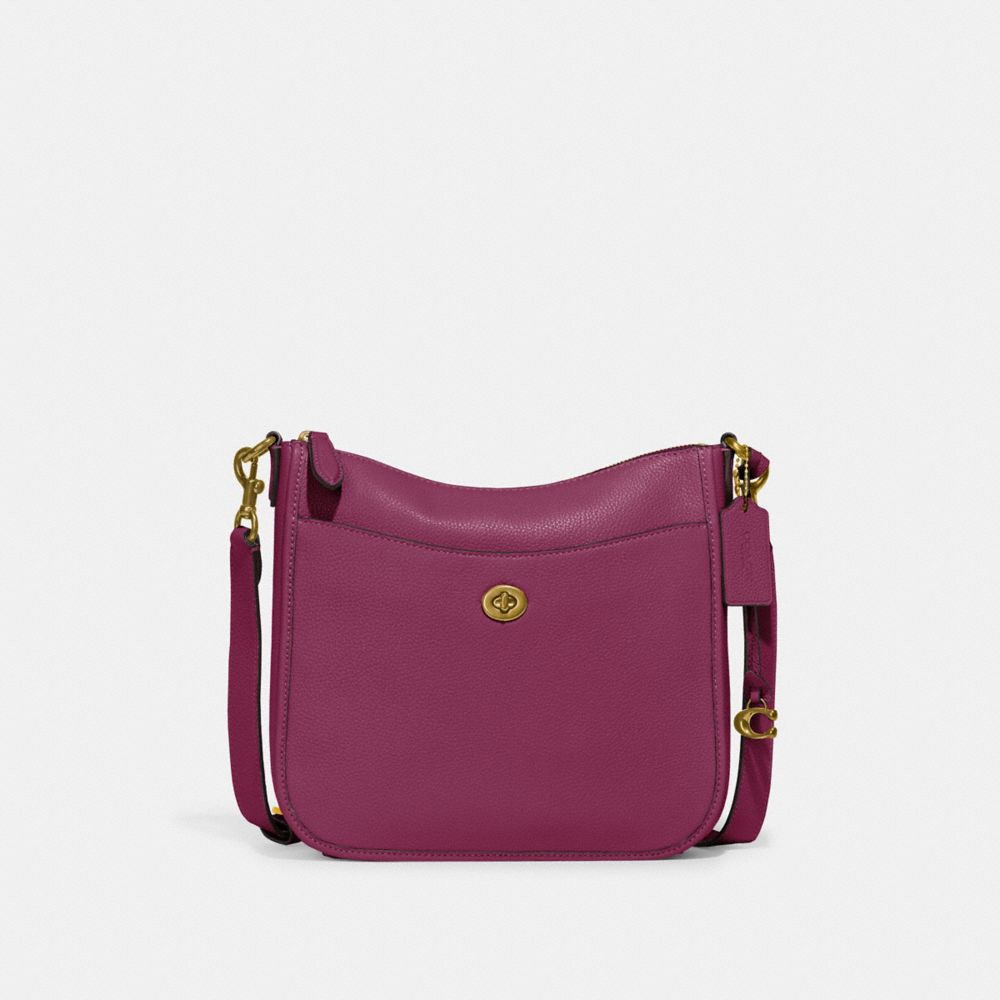 Deep Purple Women COACH® Chaise Crossbody Bag | NZ QMA775