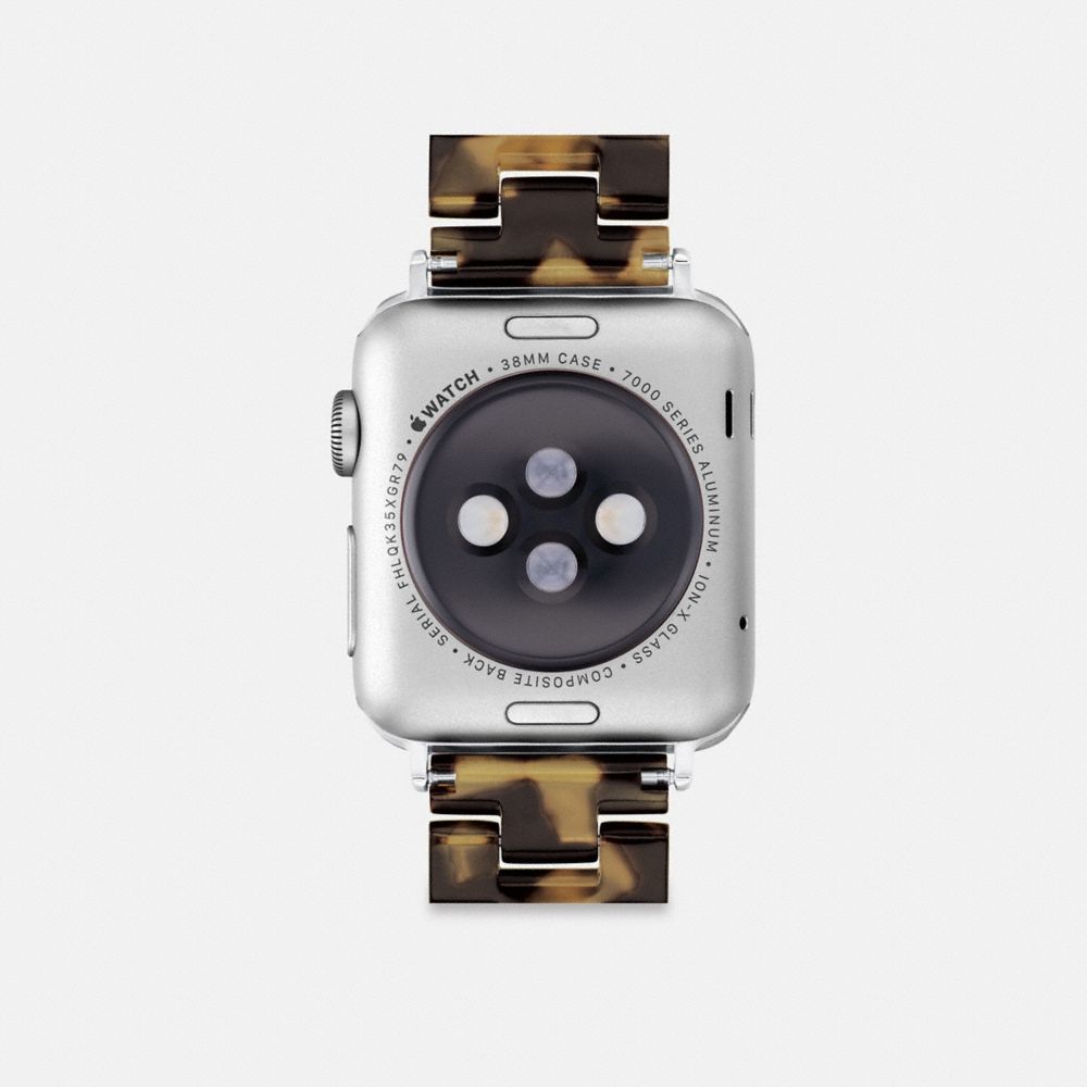 Gold / Black Women COACH® Apple Strap, 38 Mm, 40 Mm And 41 Mm Watch | NZ DFT607