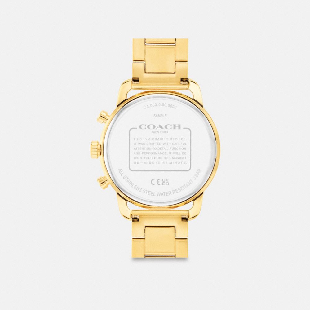 Gold / White Women COACH® Cruiser, 37 Mm Watch | NZ TCD615