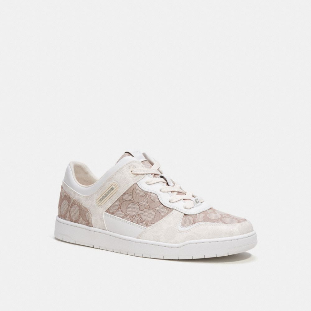 Grey Men COACH® C201 In Signature Jacquard Sneakers | NZ BNZ 128