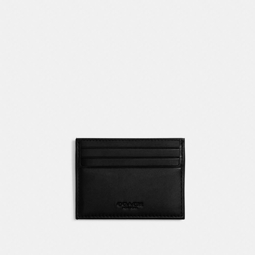 Grey / Black Men COACH® In Signature Jacquard Card Case | NZ RVE200