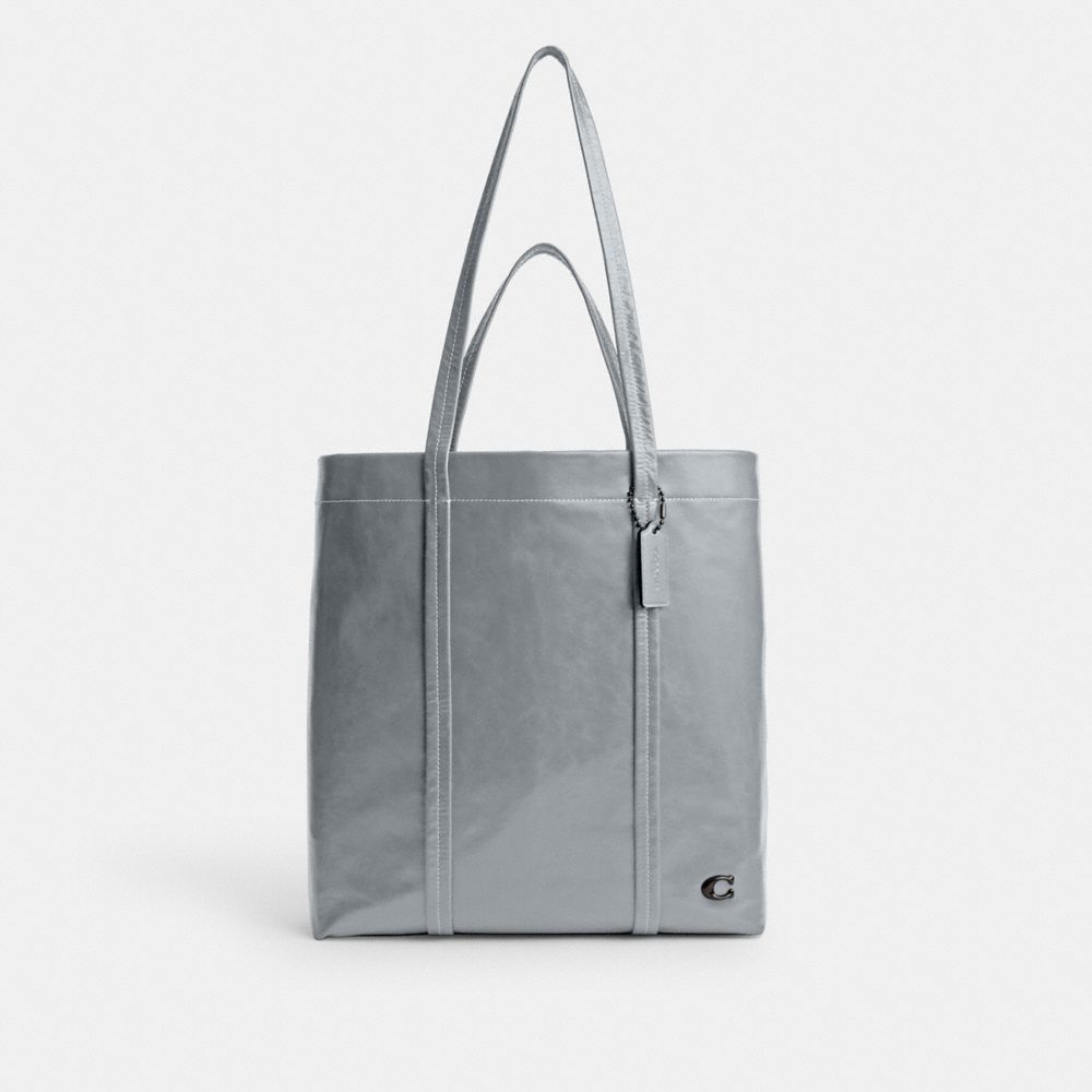 Grey / Blue Women COACH® Hall 33 Tote Bag | NZ QMT931