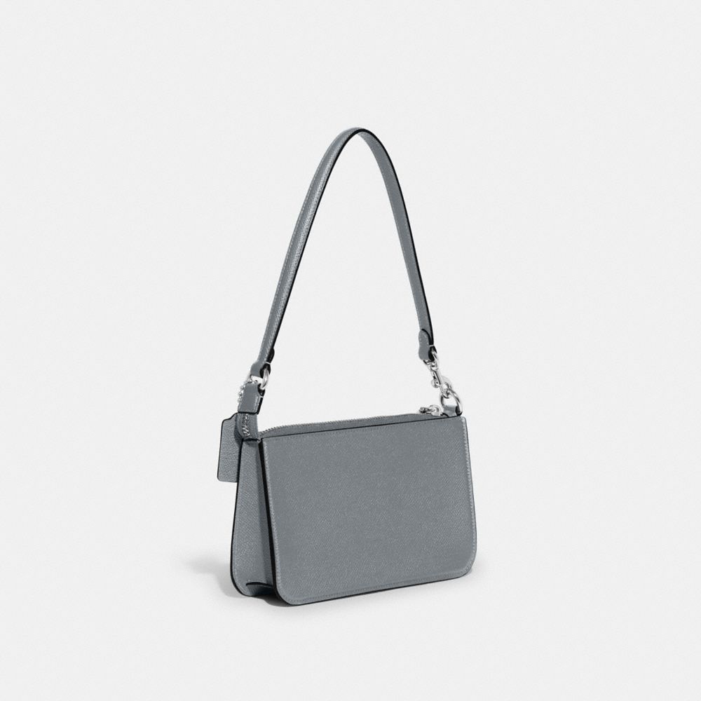 Grey / Blue Women COACH® Pouch With Signature Canvas Handbag | NZ PJL837