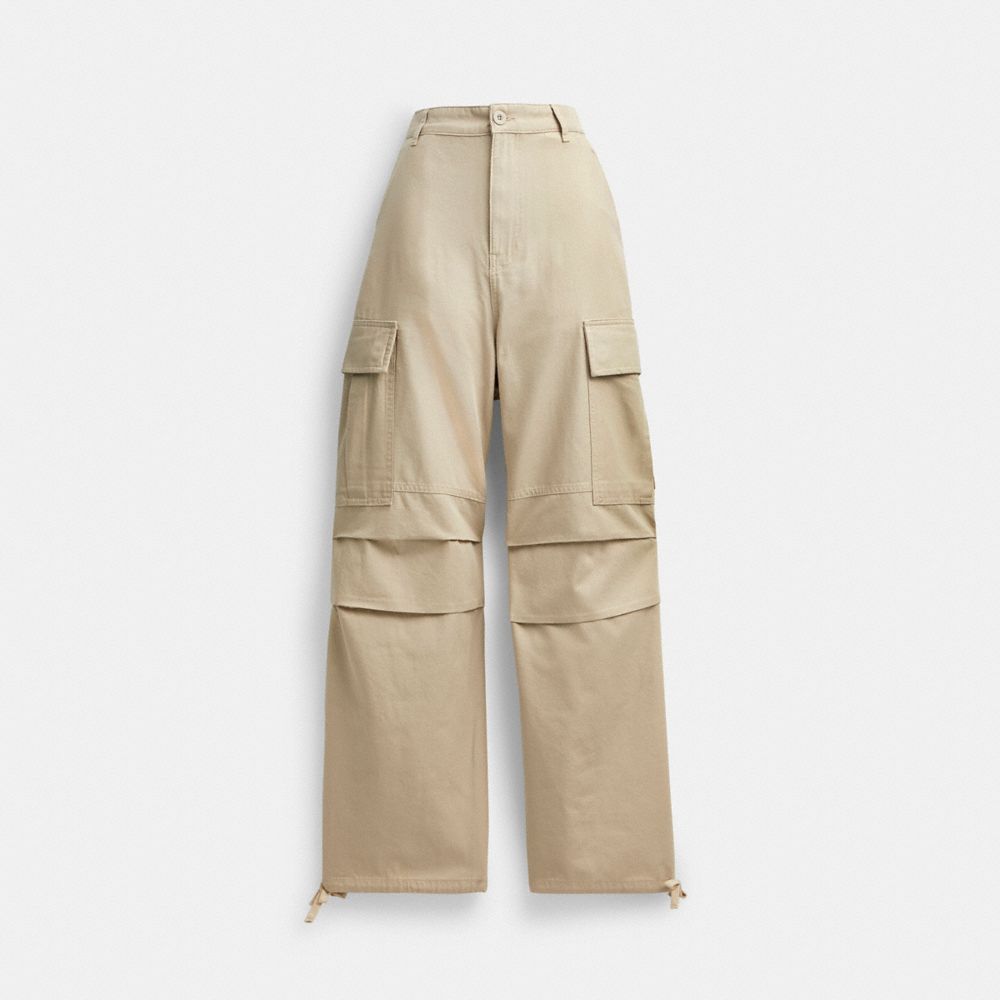 Khaki Women COACH® Cargo Pants | NZ DFA451