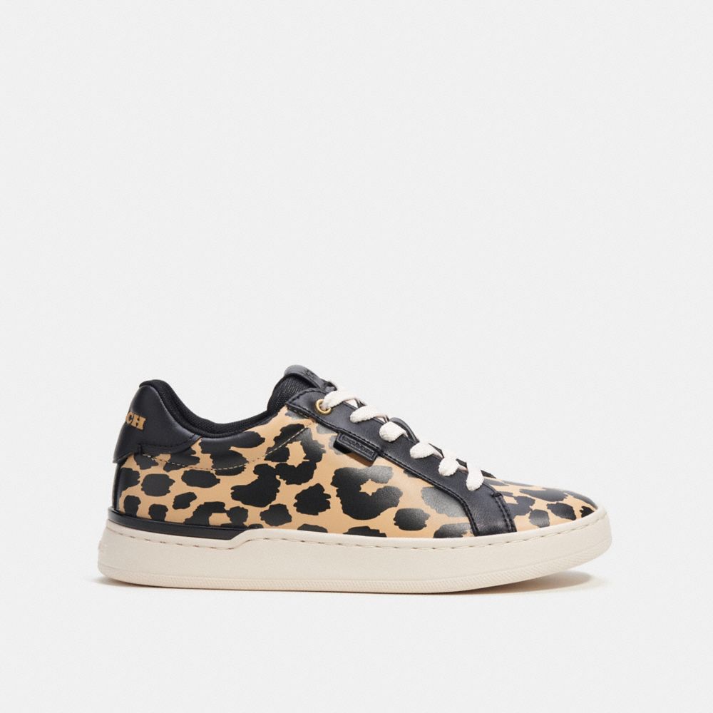 Leopard Women COACH® Lowline Low Top With Print Sneakers | NZ LIL378