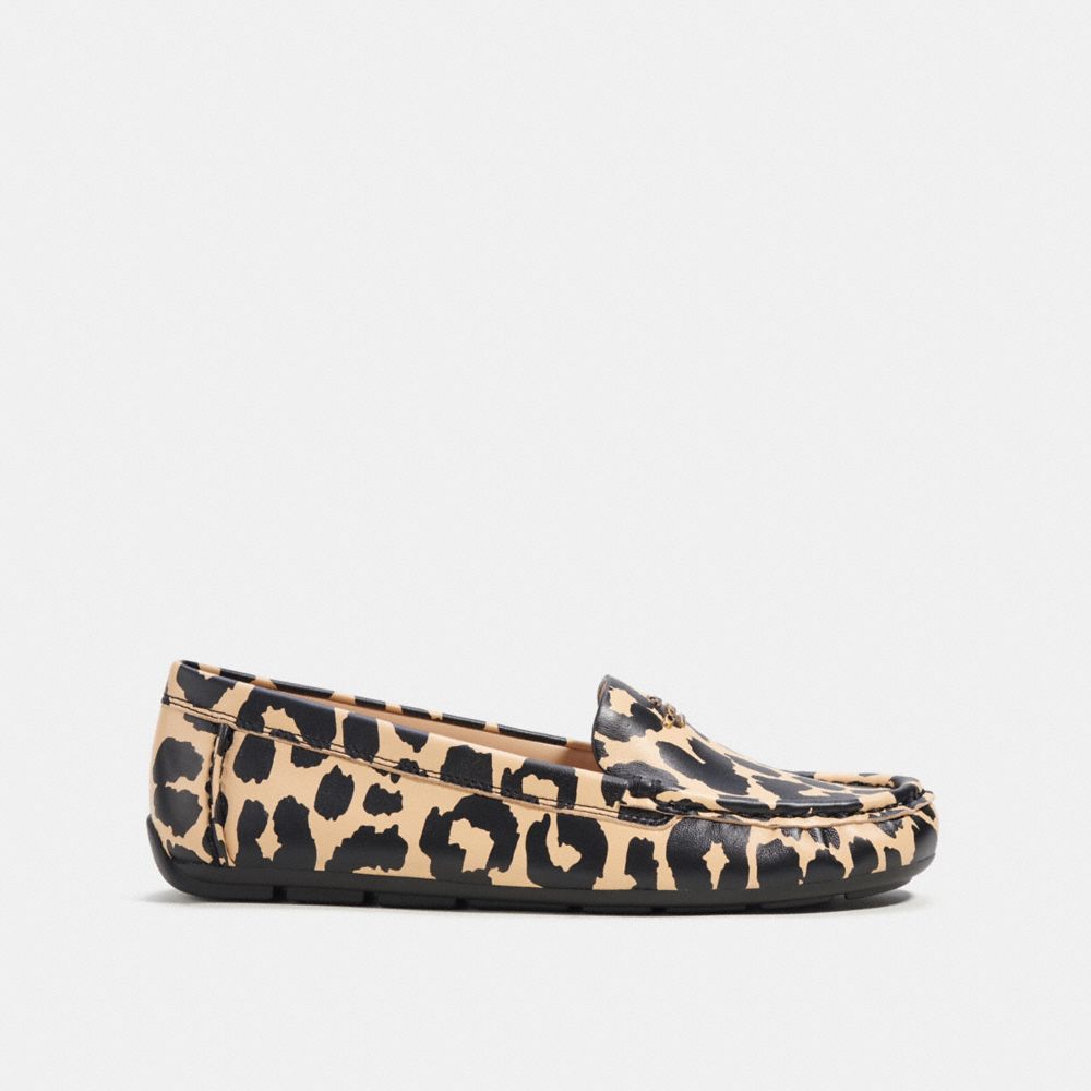 Leopard Women COACH® Marley Driver With Leopard Print Casual Shoes | NZ HAK323