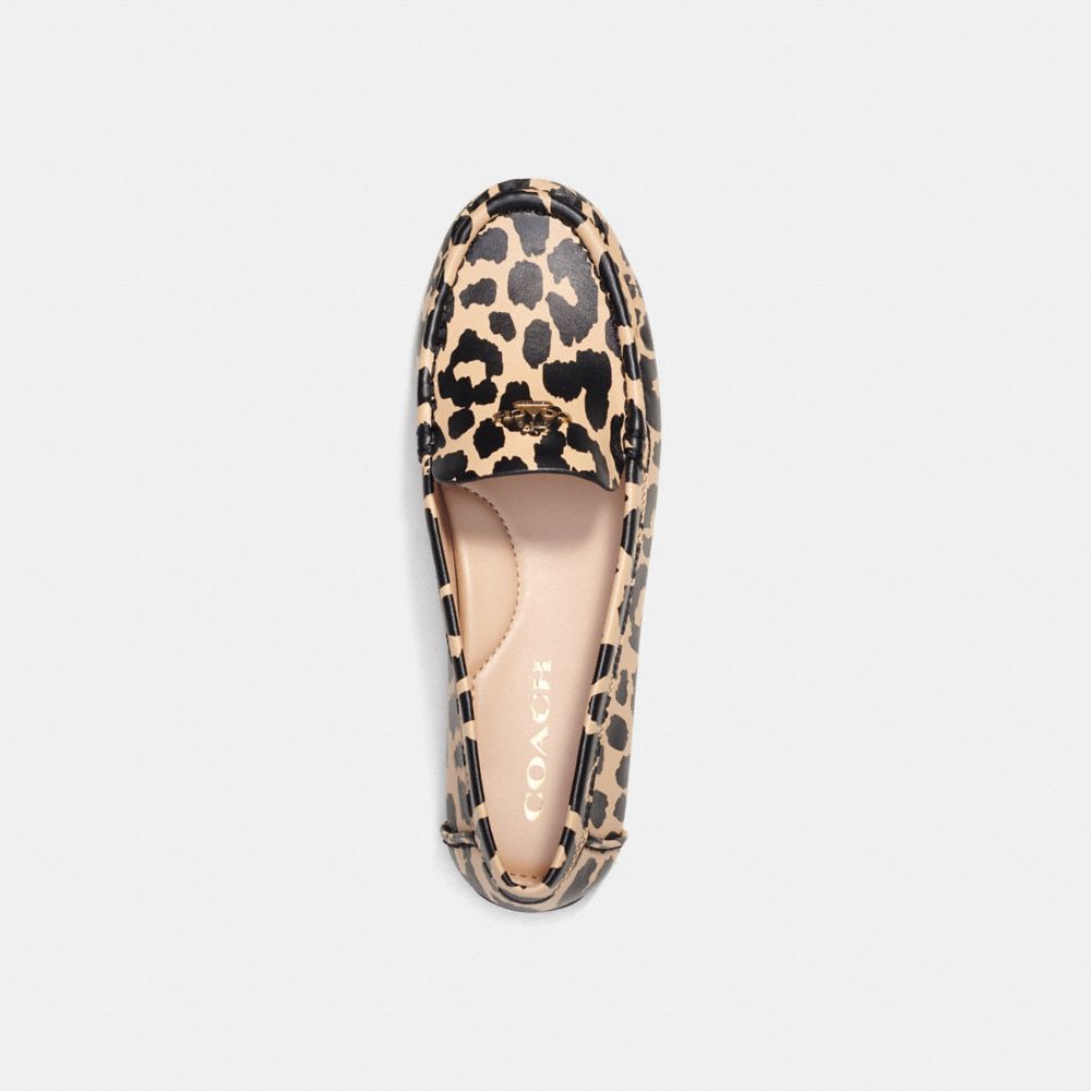 Leopard Women COACH® Marley Driver With Leopard Print Casual Shoes | NZ HAK323