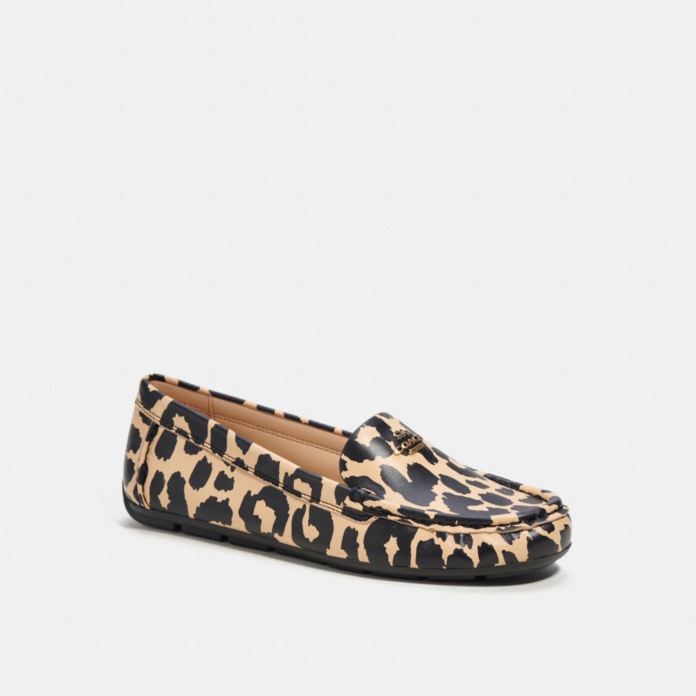 Leopard Women COACH® Marley Driver With Leopard Print Casual Shoes | NZ HAK323