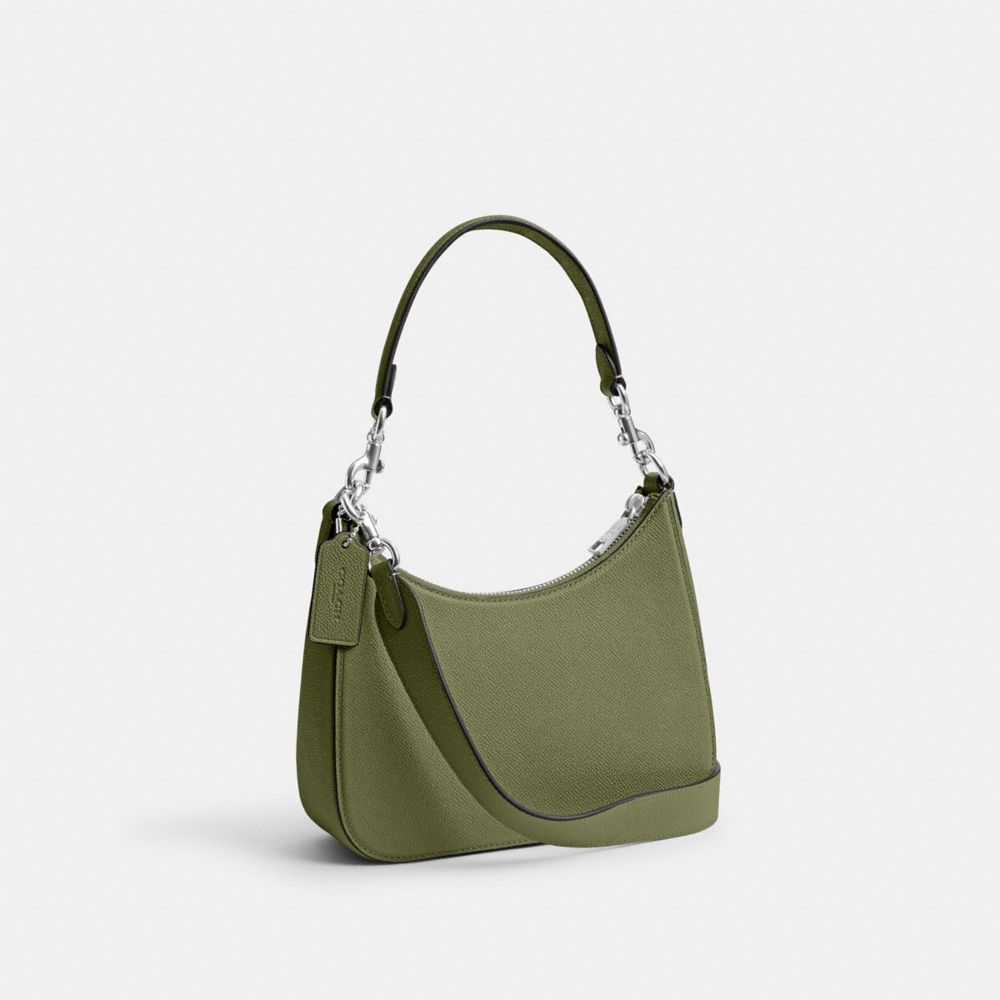 Olive Women COACH® Hobo With Signature Canvas Crossbody Bag | NZ GSM790