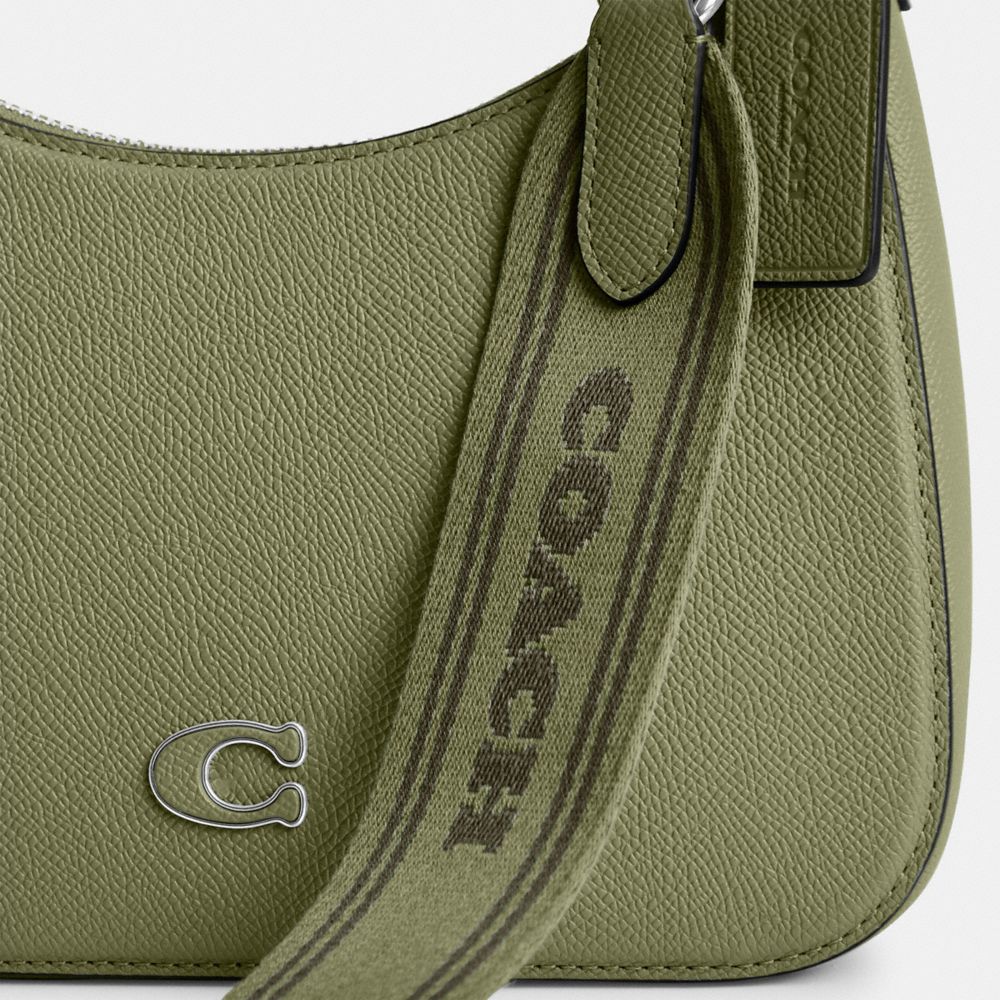 Olive Women COACH® Hobo With Signature Canvas Crossbody Bag | NZ GSM790