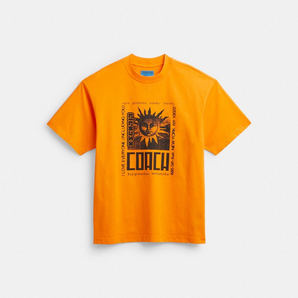 Orange Women COACH® The Lil Nas X Drop Sun T Shirts | NZ RVK512