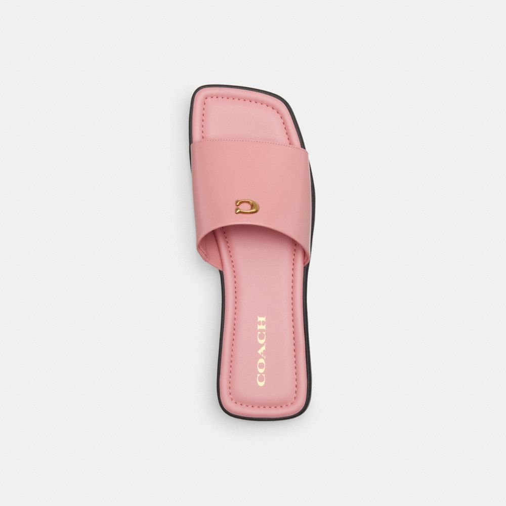 Pink Women COACH® Florence Sandals | NZ GSD345