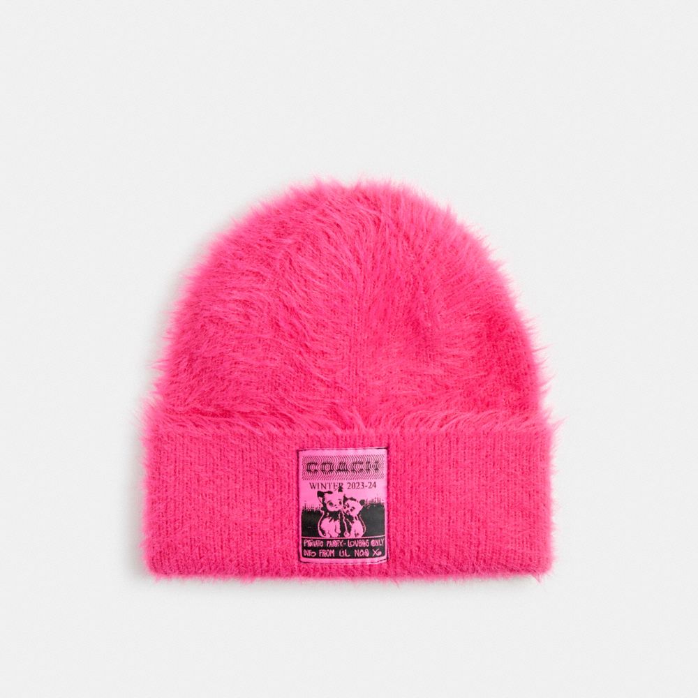 Pink Women COACH® The Lil Nas X Drop Beanie | NZ YXV625