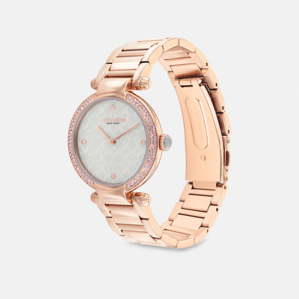 Rose / Gold / Light Blue Women COACH® Cary, 34 Mm Watch | NZ UNZ 613