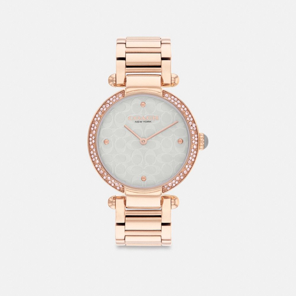 Rose / Gold / Light Blue Women COACH® Cary, 34 Mm Watch | NZ UNZ 613