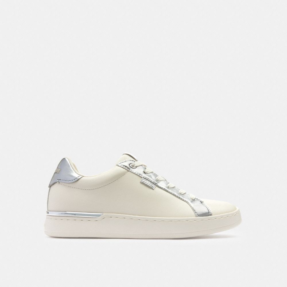 Silver Women COACH® Lowline Low Top Sneakers | NZ KOK377