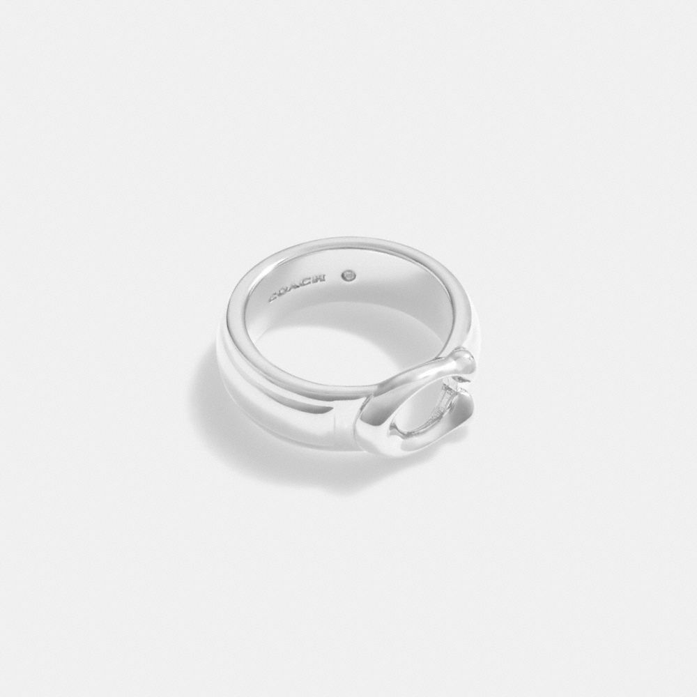 Silver Women COACH® Tabby Rings | NZ GSE605