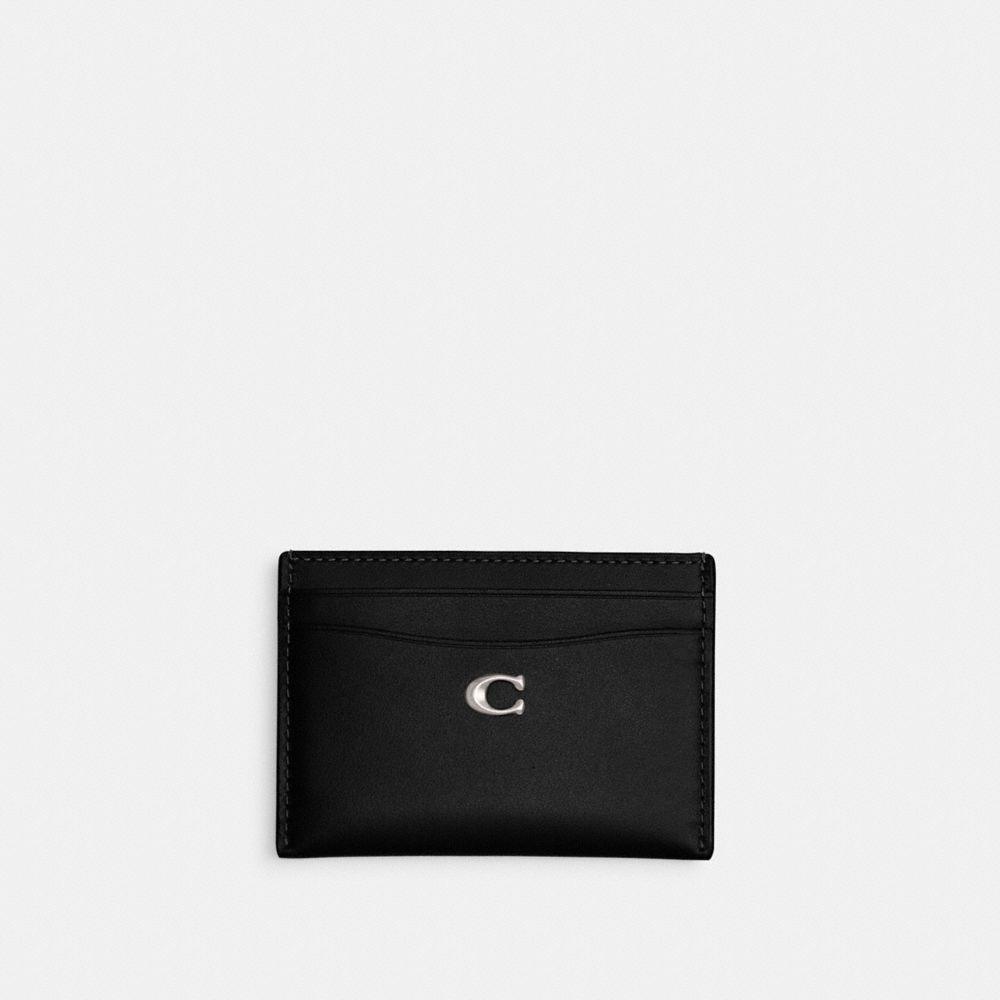 Silver / Black Women COACH® Essential Card Case | NZ VRO746