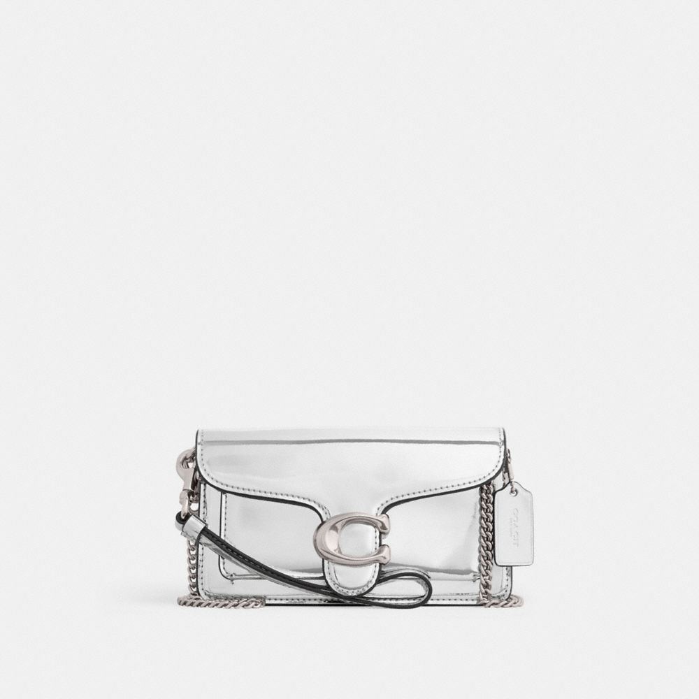 Silver / Silver Women COACH® Tabby In Metallic Crossbody Bag | NZ LIK809