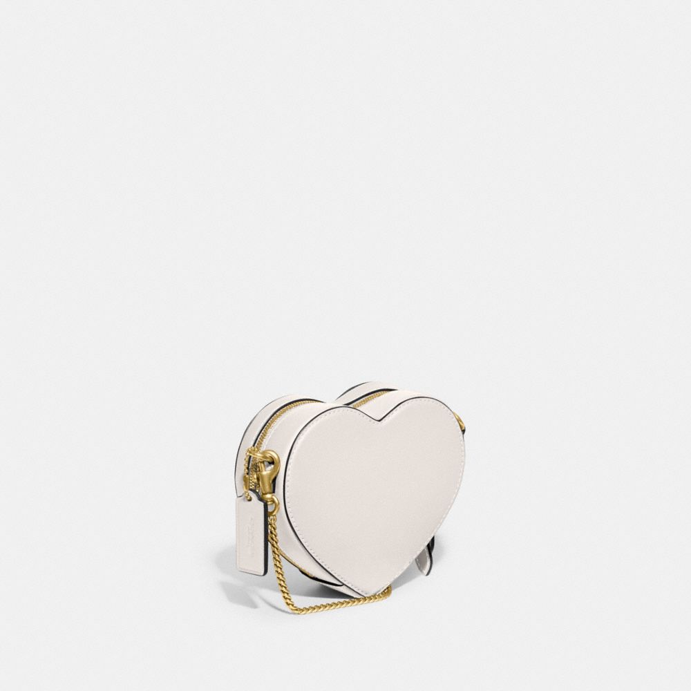 White Women COACH® Heart 14 Crossbody Bag | NZ AHC786