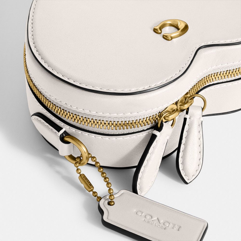 White Women COACH® Heart 14 Crossbody Bag | NZ AHC786