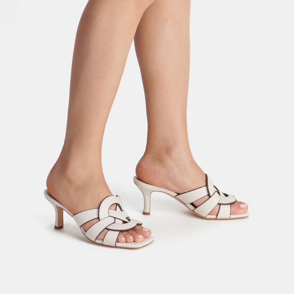 White Women COACH® Tillie Sandals | NZ QMM359