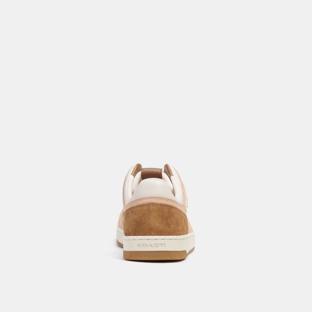 White / Brown Women COACH® C201 Low Top Sneakers | NZ ILI367