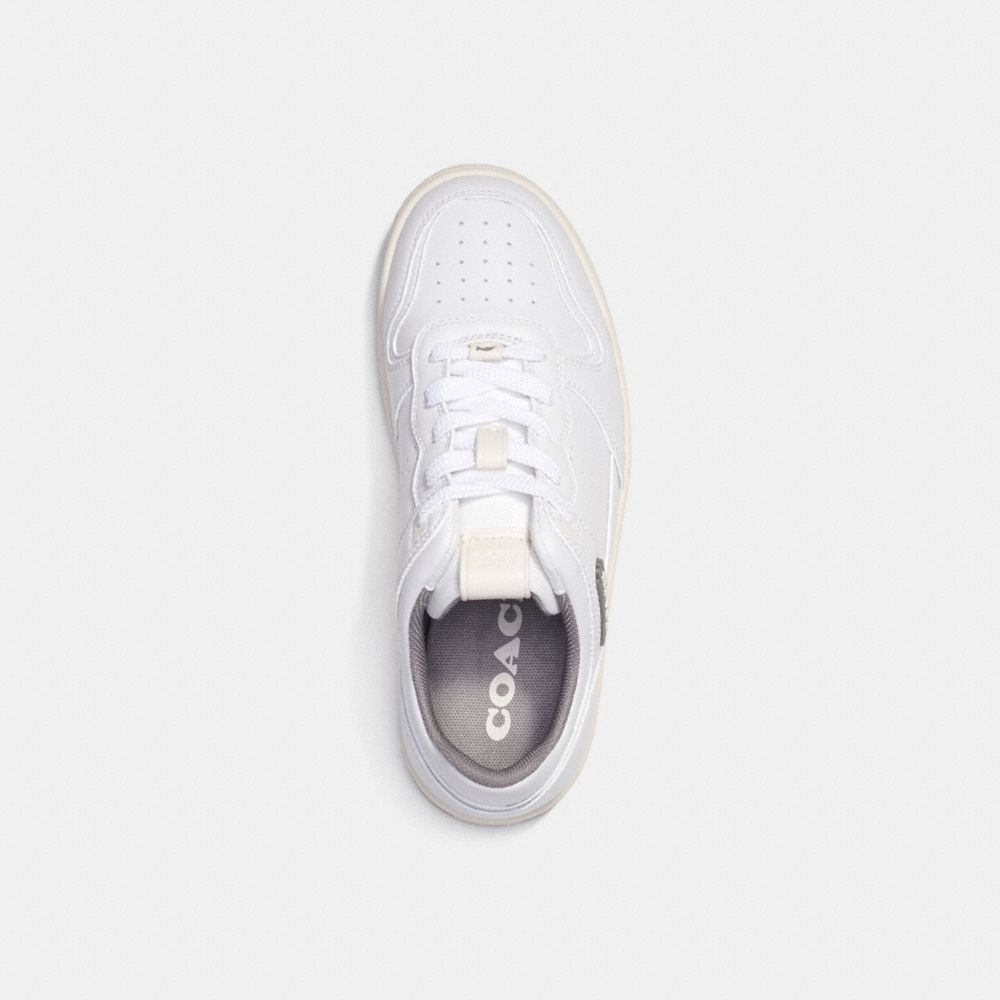 White / Grey Women COACH® C201 Low Top Sneakers | NZ UZU366